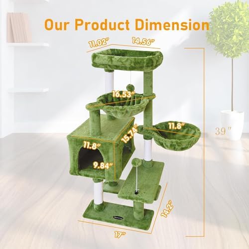 Cat Tree Cat Tower Condo Pet Activity Center Sisal Scratching Post - Image 2