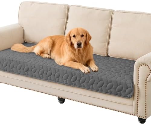 Ameritex Pet Bed Cover Dog Bed Blanket for Sofa and Furniture Waterproof New Pattern Design (30x70 Inch, Dark Grey) by Ameritex