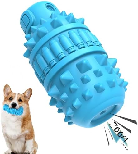 PIFFZEDO Natural Rubber Squeaky Dog Chew Toy for Medium Aggressive Chewers by PIFFZEDODirect