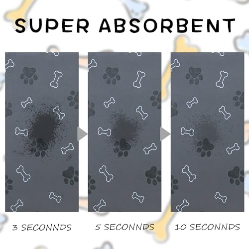 Pet Cat Dog Food Mat Non Slip Mat for Dog Water Bowl Mat Quick Dry Absorbent Cat Feeding Mat, 32 * 17 in, Red - Image 2