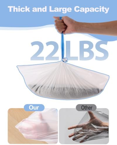 120 Count Drawstring Cat Litter Bags Compatible with MW-SC01/SC02/SC09/LR01 - Image 4