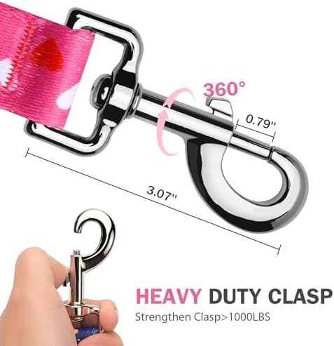 Hikiko 6FT Dog Leash Padded Double Handle with Designed Pattern - Image 3