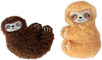 Fringe Studio Plush Cat Toy Set, Movin' Slow, Mini 2 Piece Set, Pet Shop Collection (692009) by FringeStudio