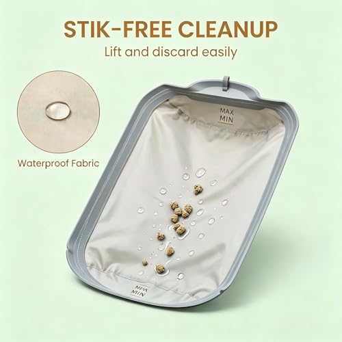 Smart Cat Litter Box Waterproof Pad, Soft Fabric Liner, for Enclose 95L Automatic Cat Litter Box,Compatible with Cumrige & Fumoi (Two Pad Set) - Image 3