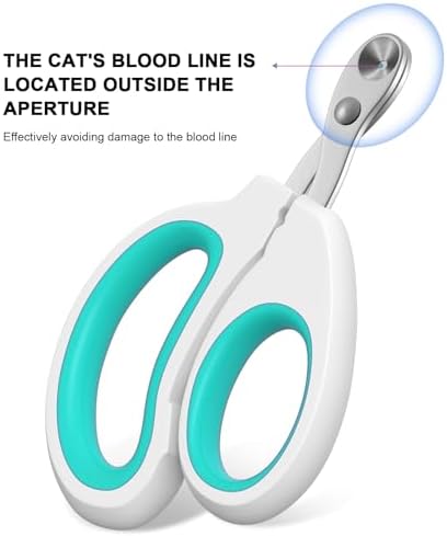Aogeili Cat Nail Clippers - Stainless Steel, Non-Slip, Safe for Small Pets - Image 6