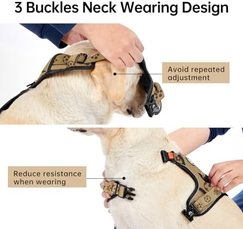 IVY&LANE No Pull Dog Harness for Large Dogs,Reflective Dog Vest Harness - Image 4