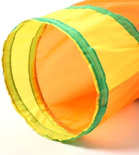 Pet Cat Tunnel, S-T Size Tunnels for Indoor Cats, Collapsible Pet Tunnel for Kitten, Puppy, Rabbit, 25cm-Wide Tunnels, Durable & Breathable, with Peek Hole Toy Ball - Image 6