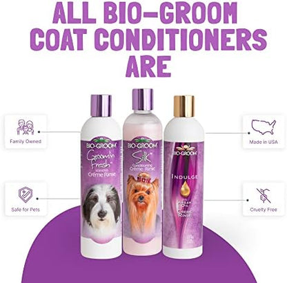 Bio-Groom Dog Shampoo and Conditioner Set - Tearless Shampoo for Dogs, Puppies & Cats, Moisturizing Conditioner for Dry Skin - Silk Conditioning Creme Rinse & Tear Free Shampoo, 12 Fl Oz Each (1 Set) - Image 6