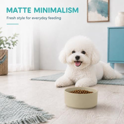 Havniva Ceramic Dog Bowls, 6.1” Dog Food and Water Bowl, Pet Feeding Bowl - Image 7