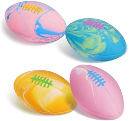 SCHITEC Dog Squeaky Toy Balls, Interactive Squeak Puppy Balls for Fetch Play, Latex Rubber Pet Toy for Puppies Mini Breed Small Dogs by SCHITEC