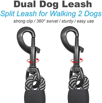 Double Dog Leash Coupler Heavy Duty Extension Rope for Two Large Dog - Image 5