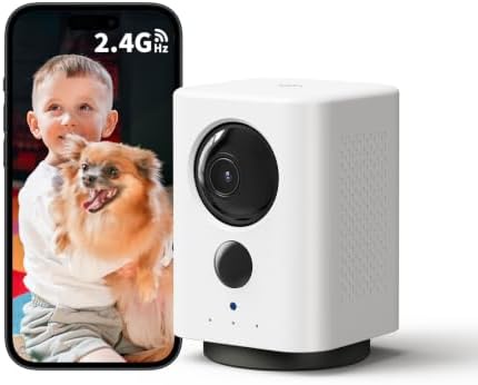 ELYSOO Wireless Indoor Camera: Battery Powered Pet/Dog Camera with Phone App, 360° Pan/Tilt, Smart Detection, No Wiring Needed, 2K Live Video, Night Vision, Portable Security Camera for Home/Pet/Baby by Unknown