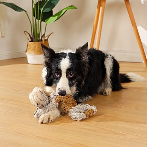 Tug of War Dog Toy, Crinkle Dog Toys for Large Dog, Soft Dog Plush Toy with Squeaky, Stuffed Animal for Dogs (Tug Series, Donkey) - Image 5