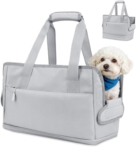 Dog Purse Carrier for Small Dogs Under 10 lbs Soft Sided Pad by SIDESUGAR