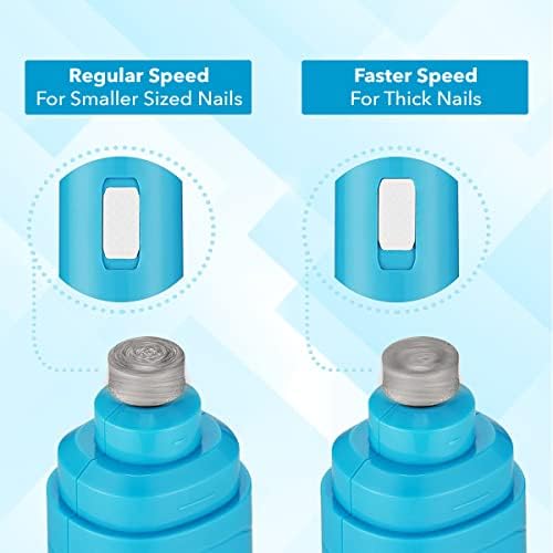 BOSHEL Dog Nail Grinder with 2-Speed Motor, Low Quiet Noise Electric Pet Trimmer for Safe Paw Grooming, Rechargeable and Portable Nail File for Large Dogs, Small Puppies and Cats - Image 3