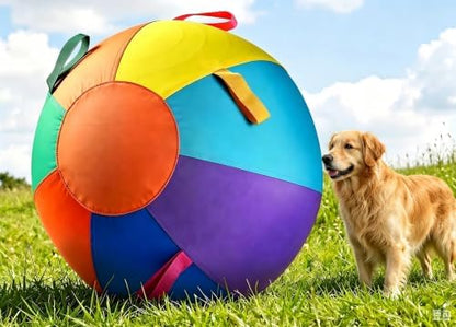 Herding Ball for Dogs, 22.1" XL Outdoor Exercise Toy for Medium Large dogs by MOAURCHI