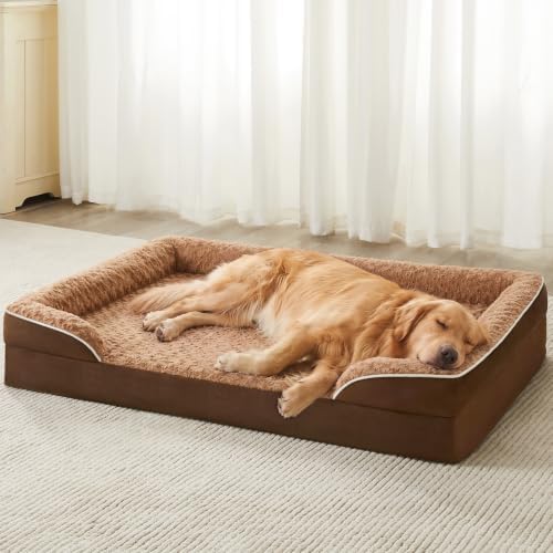 WNPETHOME Orthopedic Washable Dog Bed Large for Senior Dog Cozy Sleep by WNPETHOMEPETSHOME