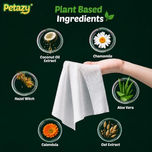 Petazy XL Rear End & Butt Pet Wipes for Dogs & Cats, Unscented, 72ct - Image 6