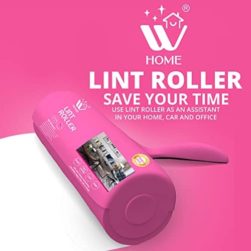 WBM Home Lint Roller for Pet, Extra Sticky Dog & Cat Hair Removal, Couch, Clothes, Furniture, 60 Sheets - Image 2
