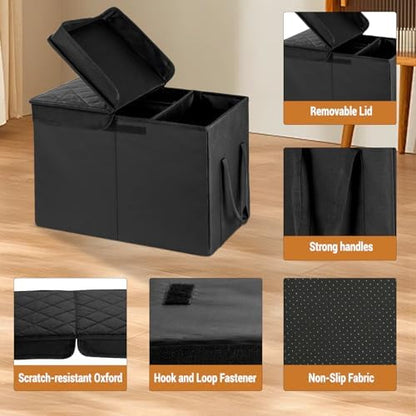 Car Seat Extender for Large Dogs, Back Seat Extender for Dogs up to 120 LBS Large Dog Extender with Storage Car Organizer Gap Filler for Front or Back Seat - Image 5