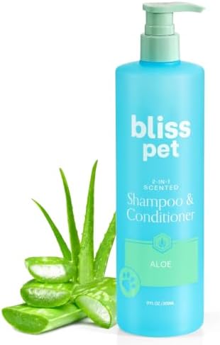 Bliss Pet Aloe Dog Shampoo Conditioner and Detangler, 17 Fl Oz by Bliss