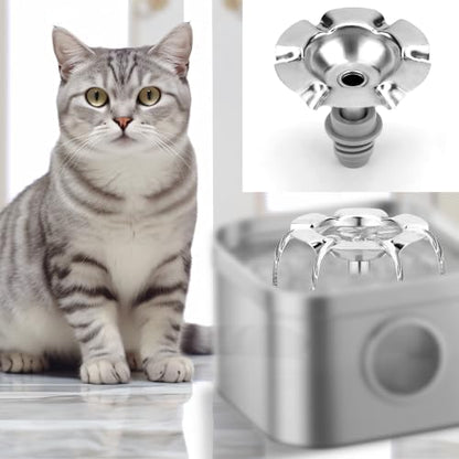 Flower Spout with Spout Holder for 88oz/2.6L Cat Water Fountain - Image 7