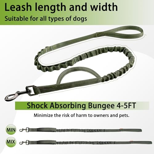 FOVRLZSE Reflective Bungee Dog Leash for Small Medium Large Dogs - Image 4
