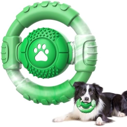 Pamlulu Tough Dog Toys for Aggressive Chewers, Indestructible Dog Toy for Large Dogs, Nylon Chew Toys for Medium Large Breed, Interactive Dog Toys to Keep Them Busy, Dog Birthday by Home