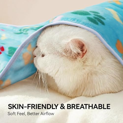 LINENLUX Dog Blankets 4-Pack, Super Soft Fluffy Fleece Pet Throw Warm - Image 6