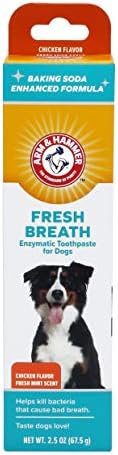 Arm & Hammer Fresh Breath Enzymatic Dog Toothpaste, Chicken Flavor, 2.5 Oz by ArmHammer