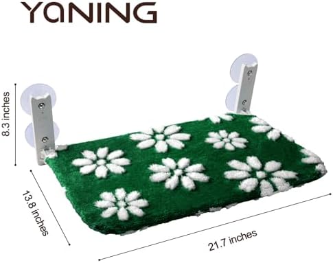 Cute Cat Window Perch, Foldable Cat Window Hammock, Green - Image 3