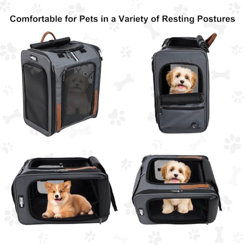 EliteField Deluxe Backpack Pet Carrier for Cats and Dogs (3-Year Warranty) - Image 2