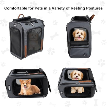 EliteField Deluxe Backpack Pet Carrier for Cats and Dogs (3-Year Warranty) - Image 2