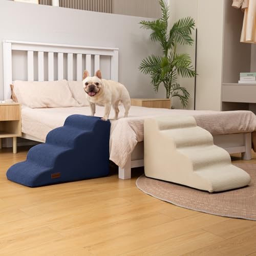 Aodisman Dog Steps for Bed or Couch,4-Step Pet Stairs Ramp for Small Dogs - Image 7