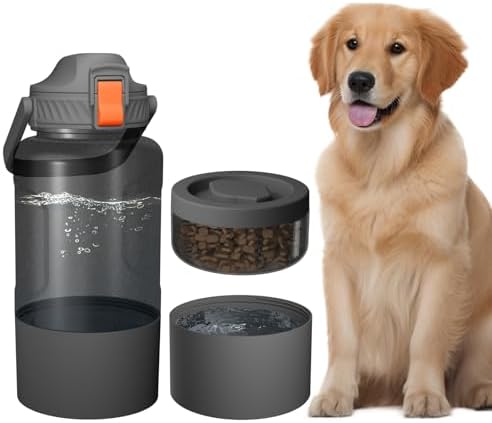 Cibaabo 53oz Large Dog Water Bottle for All Day Travel Feeding & Hydration by Cibaabo