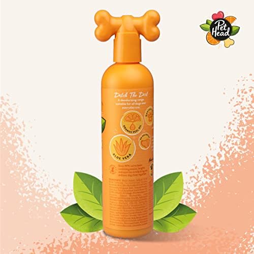 Pet Head Ditch the Dirt Dog Shampoo | Orange Scent | 16 fl. oz. - Image 2