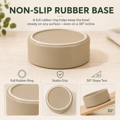 Havniva Cat Bowls Set of Two, 5.1” Ceramic Cat Food Bowls, Cat Water Bowl - Image 5