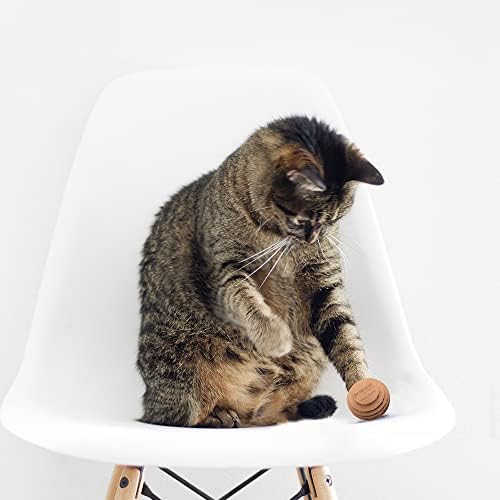 Cat Ball Toys by Americat – Made in USA – Safe Cardboard Cat Toys – for Interactive and Independent Play, Exercise & Stress Relief for All Breeds & Ages (Variety Pack of 3 Balls) - Image 3