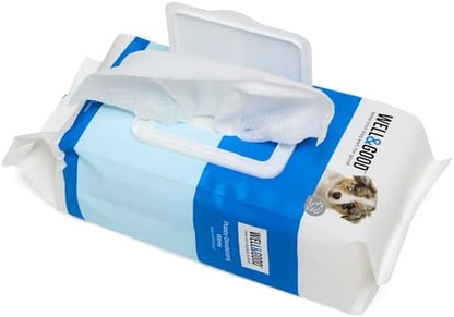 Well & Good Puppy Deodorizing Wipes Count of 100