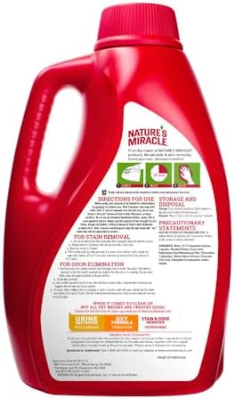 Nature’s Miracle Advanced Cat Stain & Odor Eliminator, Severe Mess, 1 gal - Image 2