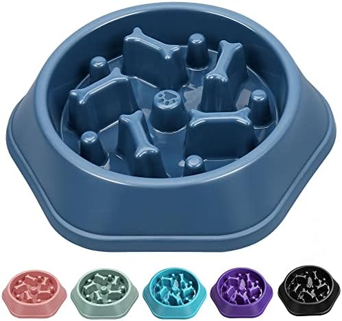 UPSKY Slow Feeder Dog Bowl Anti-Chocking Slower Feeding Pet Puzzle Bowls by UPSKY