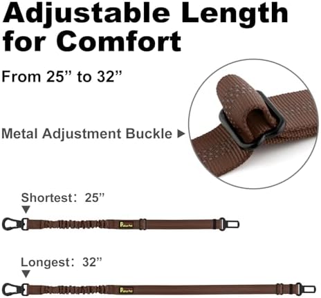 Plutus Pet Dog Seat Belt for Car, Adjustable Harness with Elastic Bungee - Image 6