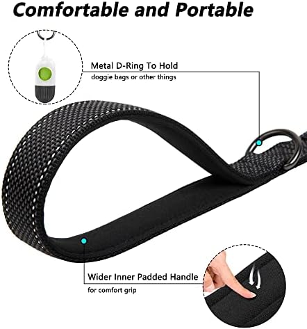 PetiFine 4FT Heavy Duty Dog Leash with Soft Padded Double Handle - Image 3