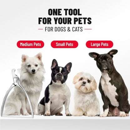 Large Dog Nail Clippers, Heavy Duty Thick Nail Trimmer with File - Image 5