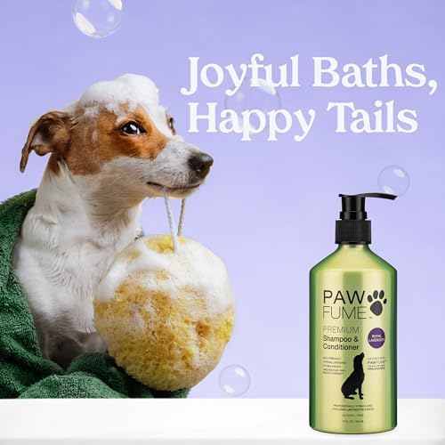 Paw Fume Grooming Dog Spray (Lavender) + Dog Shampoo and Conditioner (Royal Lavender) + Ear Cleaner for Dogs - Image 5