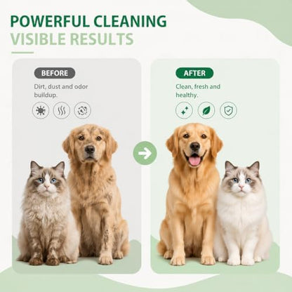 Pet Cleaning Glove Wipes for Dogs & Cats, 6 Pcs - Image 4