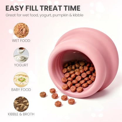 MateeyLife Freeze Dog Enrichment Lick Toy, Stuffable Frozen Lick Treat Bowl - Image 3