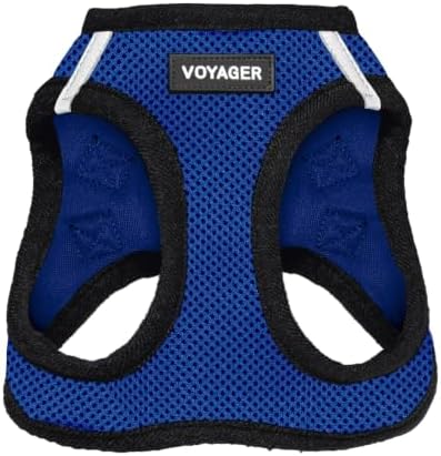 Voyager Step-in Air Dog Vest Harness - Royal Blue/Black Trim, X-Large by BestPetSuppliesLLC