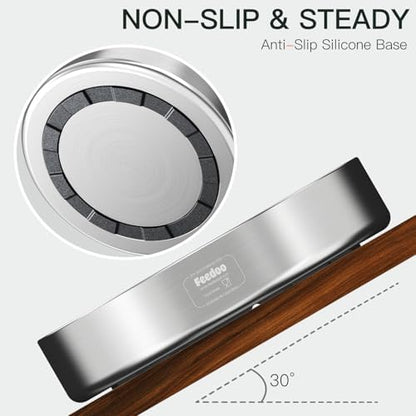 Feedoo Slow Feeder Dog Bowl-2Cups for Medium Breeds, Double Wall Food-Grade Stainless Steel, Heavy Duty with Non-Slip Rubber Base, Puzzle Maze Bowl to Slow Down Eating - Image 6