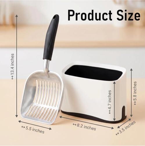 Heavy-Duty Cat Litter Scoop with Holder&Litter Bags - Image 2